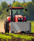 Tractor in field with Beefy Heavy Duty Mounting Plate For Farm Tractor Equipment Installation 6mm Thick Q235 Steel Base Plate