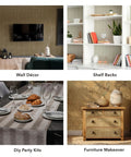Natural Woven Grasscloth Textured Wallpaper Roll For Bedroom And Living Room Decor Faux Grass Cloth Look With Rich Vintage Cream Finish 23 W X 96 L Non Pasted Paper Easy DIY Accent Wall Dope Texture in various home settings.