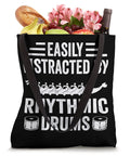 Dragon Boat Racing Tote Bag For Paddlers And Coaches With Dope Drums Design 16x16 lightweight tote with groceries and flowers