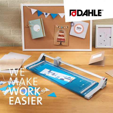 18 Inch Rotary Paper Trimmer Featuring Self Sharpening Blade And Automatic Clamp With Rock Solid Metal Base For Dead On Precision Cuts And No Sweat Workspace Setup Perfect For Office Or School Use