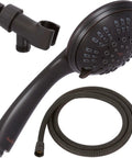 Oil Rubbed Bronze 6 Function High Pressure Handheld Shower Kit With Hose And Mount Easy Install Boost Low Water Pressure For Baths