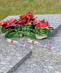 Six Pack Gold Oil Based Paint Markers For Tombstone Restoration And Memorials, Waterproof and Weatherproof, on granite