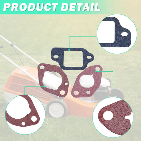 Honda Carburetor Gasket Kit For GCV Series Engines GCV160 GCV135 GCV190 GSV190 And Lawn Mower Models Like HRS216 detailed view
