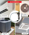 No Sweat Ac Drain Line Cleaner With Gallo Gun And Flexible Hose High Pressure Hvac Condensate Blaster with AC units.