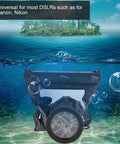 Underwater DSLR Housing Case For Diving 20 Meter Depth Fully Sealed Anti Shock Dry Bag Pouch For Cameras with ocean backdrop