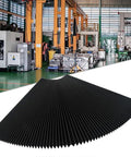 Flexible Accordion Bellows Cover For CNC Milling Machines With 1 5m Heavy Duty Pro Grade Stretch Rail