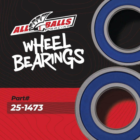Close-up view of Yamaha Wheel Bearing Kit Replacement With Rubber Sealed Bearings ABEC3 High Speed Type TC Double Water Protection