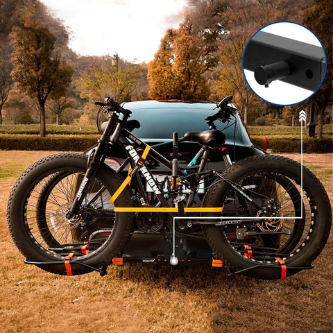 Heavy Duty Trailer Hitch Lock Pin For 2 Inch Receiver Tubes Fits Class III And IV Hitch Receivers Anti Theft Locking Receiver Pin With Five Eighth Inch Diameter And Three Point Five Inch Effective Length Keeps Your Gear Locked Tight securing a bike rack to a car