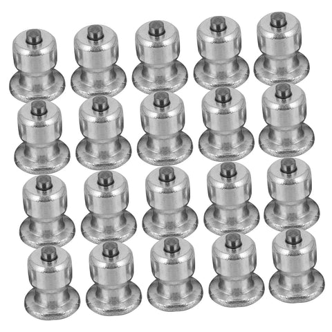 Killer Winter Tire Studs For Cars Trucks And Motorcycles Tungsten Steel Spikes arranged in two rows, each spike features a durable design.