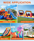 Heavy Duty 2HP Inflatable Air Blower For Big Bounce Houses Heavy Hitter Commercial Fan Pump used with inflatable castle and slides.