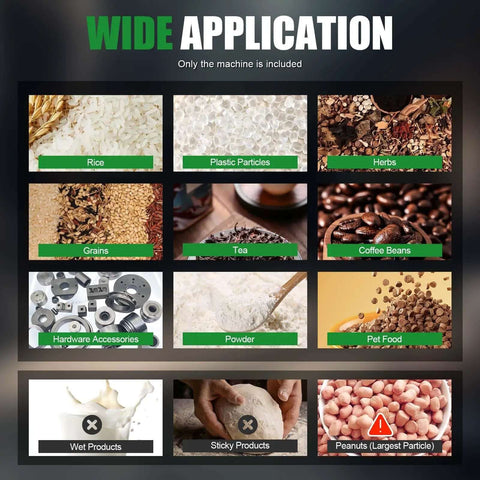 Wide application of Heavy Duty Stainless Steel Automatic Filling Machine for grains, tea, coffee, herbs, pet food, and more