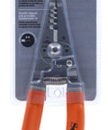 Premium Wire Stripper For 6 To 12 AWG Stranded Cable with clean cuts in packaging, stainless steel blades