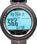 Front view of Must Have Scuba Wrist Computer For Divers With Depth, Dive Time, Decompression Alerts, Ascent Rate And Surface Interval Tracking.