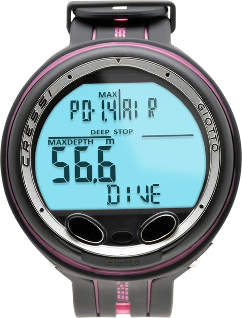 Front view of Must Have Scuba Wrist Computer For Divers With Depth, Dive Time, Decompression Alerts, Ascent Rate And Surface Interval Tracking.