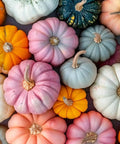 Rainbow Pumpkin Patch Seeding Kit With 20 Mixed Seeds For Totally Easy Garden Grow Pink Blue Black Orange White Gourds