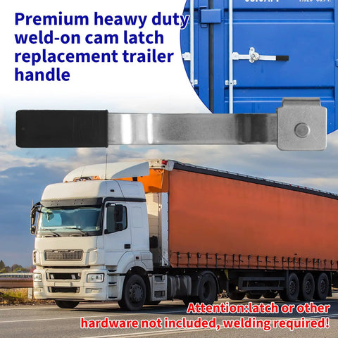 Heavy Duty Stainless Steel Shipping Container Door Handle Replacement 11.22 Inch Ultra Thick Solid Steel Construction