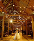 Wedding reception under 100ft Outdoor String Lights With Shatterproof LED Globes, Weatherproof Patio Lighting For Exterior And Indoor Use, UL Listed, Warm White 2700K, Durable Bulbs For Backyard, Bistro And Party Vibes