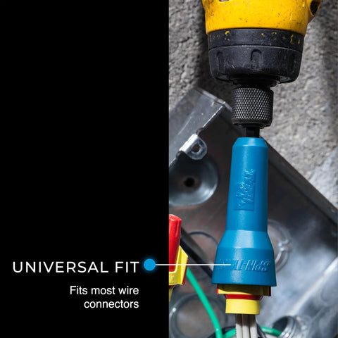 Fast Wire Nut Twister For Drill With One Quarter Inch Chuck Spins Twist On Connectors In Seconds Universal Fit For Most Drills