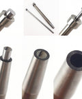 Pro Grade Heavy Duty Leather Craft Shoemaker Cobbler Heel Nail Punch Chisel Tool, steel shaft details, for shoe repair.