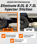 Diesel Friction Modifier Two 16oz Bottles Value Pack For HEUI Injectors before and after stiction removal on 6.0L, 7.3L Power Stroke