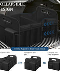 Collapsible Trunk Organizer With Big Capacity Waterproof Car Organizer For SUV Jeep Or Sedan shown in expanded position