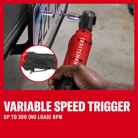 Cordless Electric Ratchet Wrench With 3/8 And 1/2 Inch Swappable Anvils Blazing 300 Rpm 40 Ft Lbs Kickin Torque LED Work Lamp in use