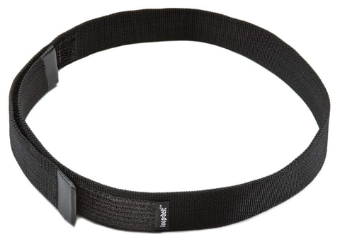 No Scratch Reversible Web Belt With Advanced Hook And Loop Fasteners Black One And Three Eighths Inch Wide Heavyweight Webbing No Buckle Design Nickel Free Hypoallergenic For Size 34 To 38 Medium