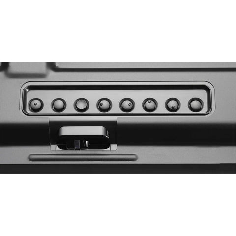 Back view of Professional Grade 55 Inch Full HD LED Monitor Built Like A Tank For Commercial Video Walls And Digital Signage featuring ports.
