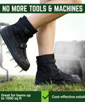 Spiked Lawn Aerator Shoes Adjustable For Grass And Garden Yard Care With Heavy Duty Stainless Steel Spikes That Walk With You