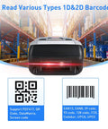 No Frills Wireless Barcode Scanner for Inventory Management showing barcode reading capability in warehouse setting