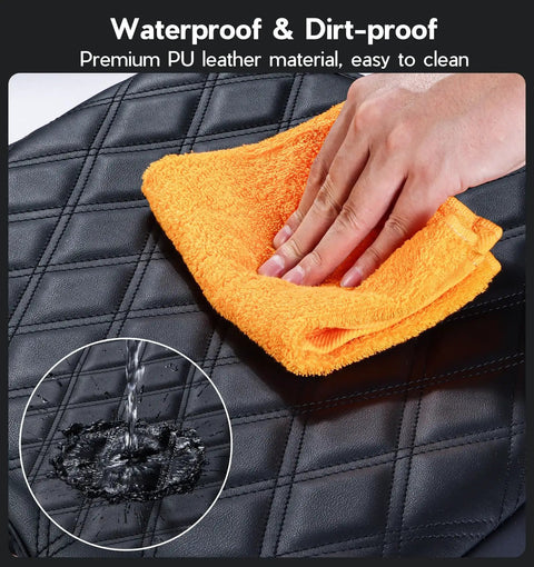 Cleaning Center Console Cover For Ram 1500 2013 2018 And Ram 2500 3500 1500 Classic PU Leather Armrest Protector with cloth