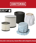 Foam Sleeve Wet Dry Vac Replacement Filter For Shop Vacs Washable And Reusable Wet Application Filter That Protects Exhaust