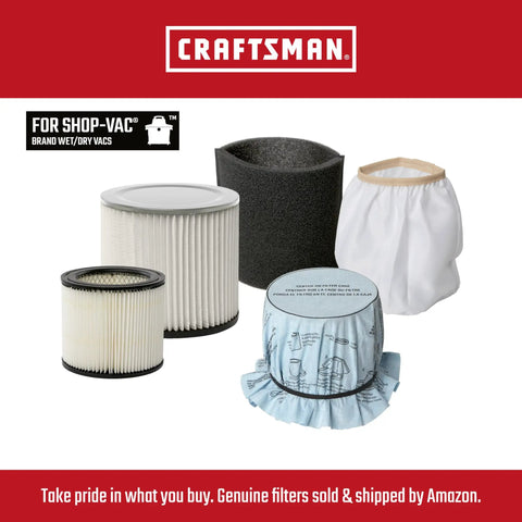 Foam Sleeve Wet Dry Vac Replacement Filter For Shop Vacs Washable And Reusable Wet Application Filter That Protects Exhaust