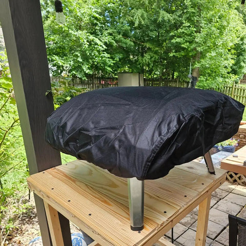 Heavy Duty 600D Pizza Oven Cover For Ooni Koda 16 Gas Oven, Portable Outdoor Waterproof Protection, Custom Fit 26L X 23.5W X 8.5H, Weather Resistant