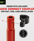 One Or Two Person Use 52Cc Auger Beast Powerhead With Spline Output Shaft And Smooth Shaft Adapter Viper 2 Cycle Quick Connect Coupler