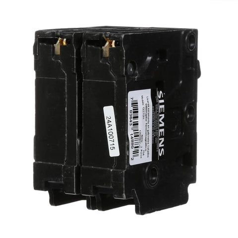 70 Amp Double Pole 240 Volt Type QPH Circuit Breaker With 22kA Interrupting Rating, Easy Plug In Connection For Enclosures.
