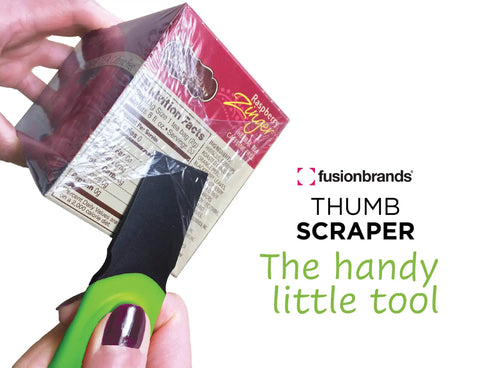 Thumb Scraper Tool 2 Pack For Quick Sticker Removal And Grime Cleanup, A Dope Multi Use Plastic Scraper With Non Slip Grip For Price Tags Wax Gum And More, Perfect For Home Office Car And Garage Cleanups