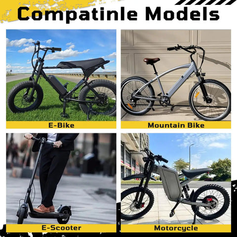 3 Pin XLR Male Full Twist Ebike Throttle Kit For 12V 72V Electric Bikes And Scooters, 7/8 Inch Handlebar Fit, Durable Throttle Grips For E-Bikes, Folding Mountain Bikes, Motos And More