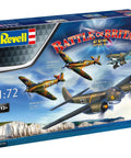 Battle of Britain 85th Anniversary Gift Set With Four Iconic WWII Aircraft In 1 72 Scale Unbuilt Unpainted Plastic Model Kit For Hobbyists And Collectors To Build And Show Off box cover