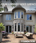 Professional Grade 5 Gallon Low Gloss Wet Look Concrete And Paver Sealer enhances patio surfaces, providing vibrant color and protection.