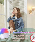 Two Pack Vintage Battery Powered Wall Sconces With 5000mAh Rechargeable Battery Remote Control Dimmable Tulip Amber Shades Wireless Easy Install For Bedroom Living Room And Bathroom shown with a woman by a window.
