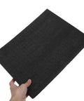 Person holding black foam insert from Black Foam Storage Box With Sponge Padding For Electronics And Household Items