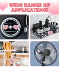 Heart Shaped Car Vent Clips With Rhinestones Bling Air Vent Decorations For Cars Trucks And SUVs Pink 4 Pack shown in various uses.