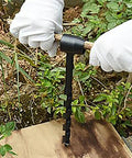 Using 4 Pcs Hand Auger Wood Drill Set With Scotch Eye Wrench for bushcraft and survival, portable camping gear in outdoor setting.