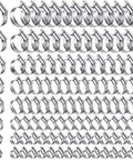 Three Hundred Piece Hose Clamp Set With Eight Sizes Ranging From Quarter Inch To One And Three Quarters Inch 304 Stainless Steel Worm Gear Clamps For Automotive Fuel Lines Intercooler Radiator displayed in rows