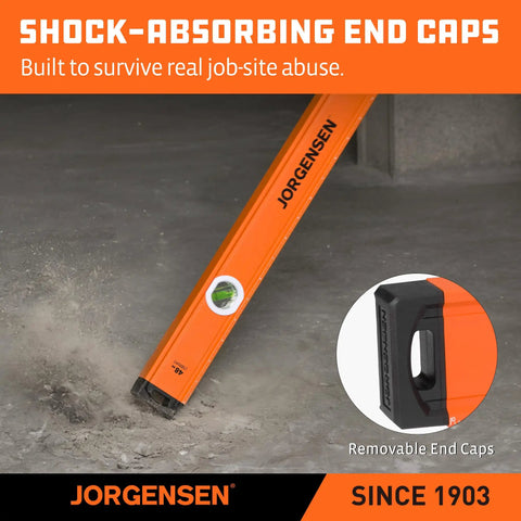 Top Shelf 48 Inch Magnetic LED Box Level With Glowing Bubble Tubes Delivers Dead On Accuracy At 45 90 And 180 Degrees For Hassle Free Layout On Any Daily Build Site