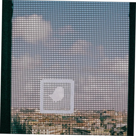 Self Adhesive Window Screen Repair Patches Kit For Holes In Windows And Doors Easy Quick Fix Durable White Patch Repair Kit For Screen Surfaces