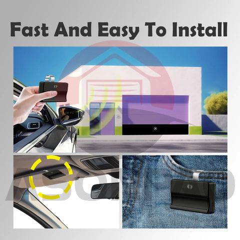 2 Pack Remote For LiftMaster 371LM And Chamberlain 950CD Garage Door Opener Works With Purple Learn Button 2005 To 2013