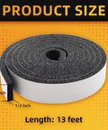 2 Inch Wide Pipe Insulation Wrap 32.8 Ft Outdoor Foam And Foil Self Adhesive Tape For Winter Freeze Protection On Cold And Hot Water Pipes Reduces Heat Loss And Weatherproof Outdoor Plumbing, roll view