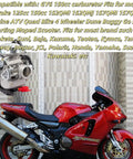 Beefed Up 24mm 150cc Carburetor Kit For Scooters And Go Karts 4 Stroke Engine With Starter Solenoid Fits 152QMJ 152QMI 157QMJ 157QMI